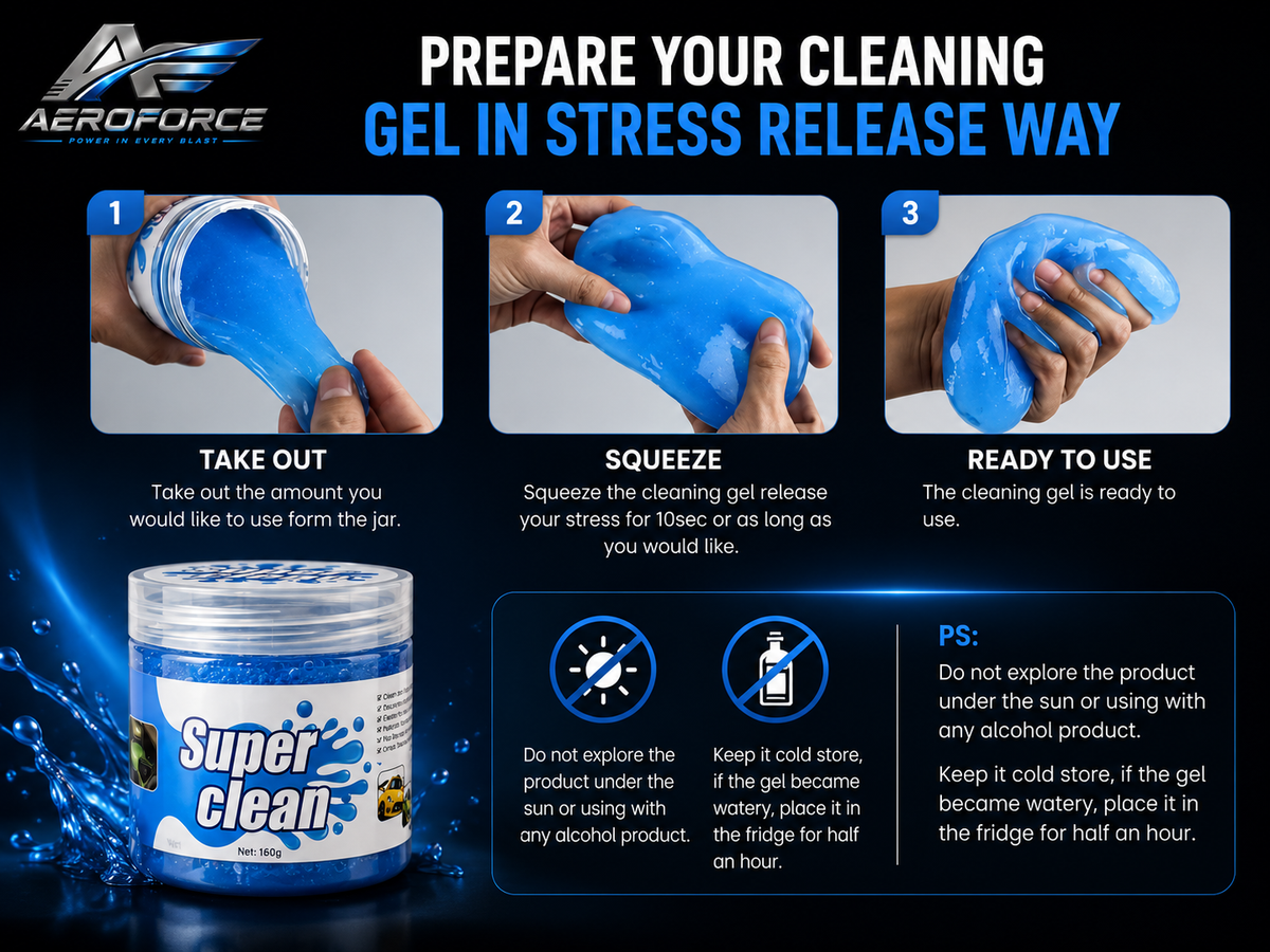 Aero Force cleaning gel
